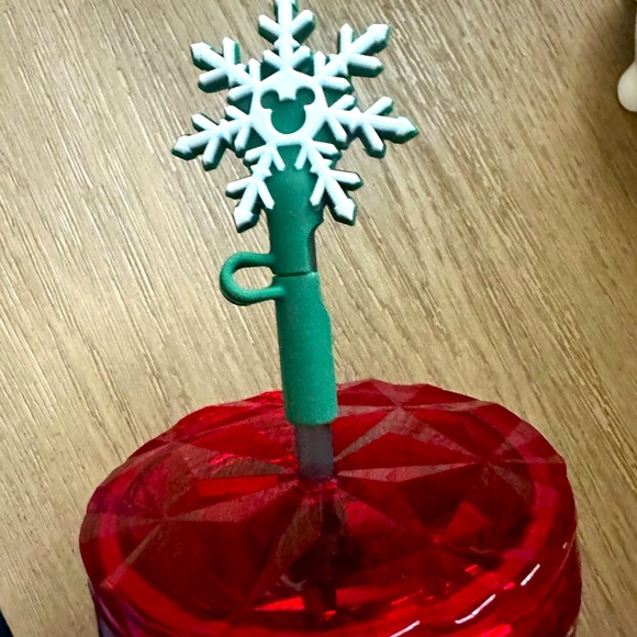 Walt Disney World Holiday Starbucks Bling Tumbler – Red - Picture 4 of 6